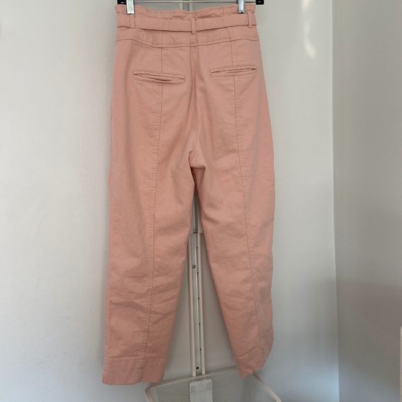 🌼GAP Pink PaperBag Tie Waist Pants -Size 4 - Picture 5 of 6